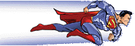 Superman in flight