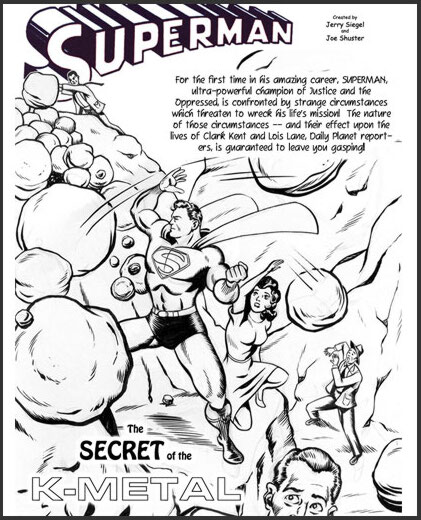 The SECRET of the K-METAL original splash page