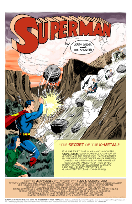 The SECRET of the K-METAL splash page