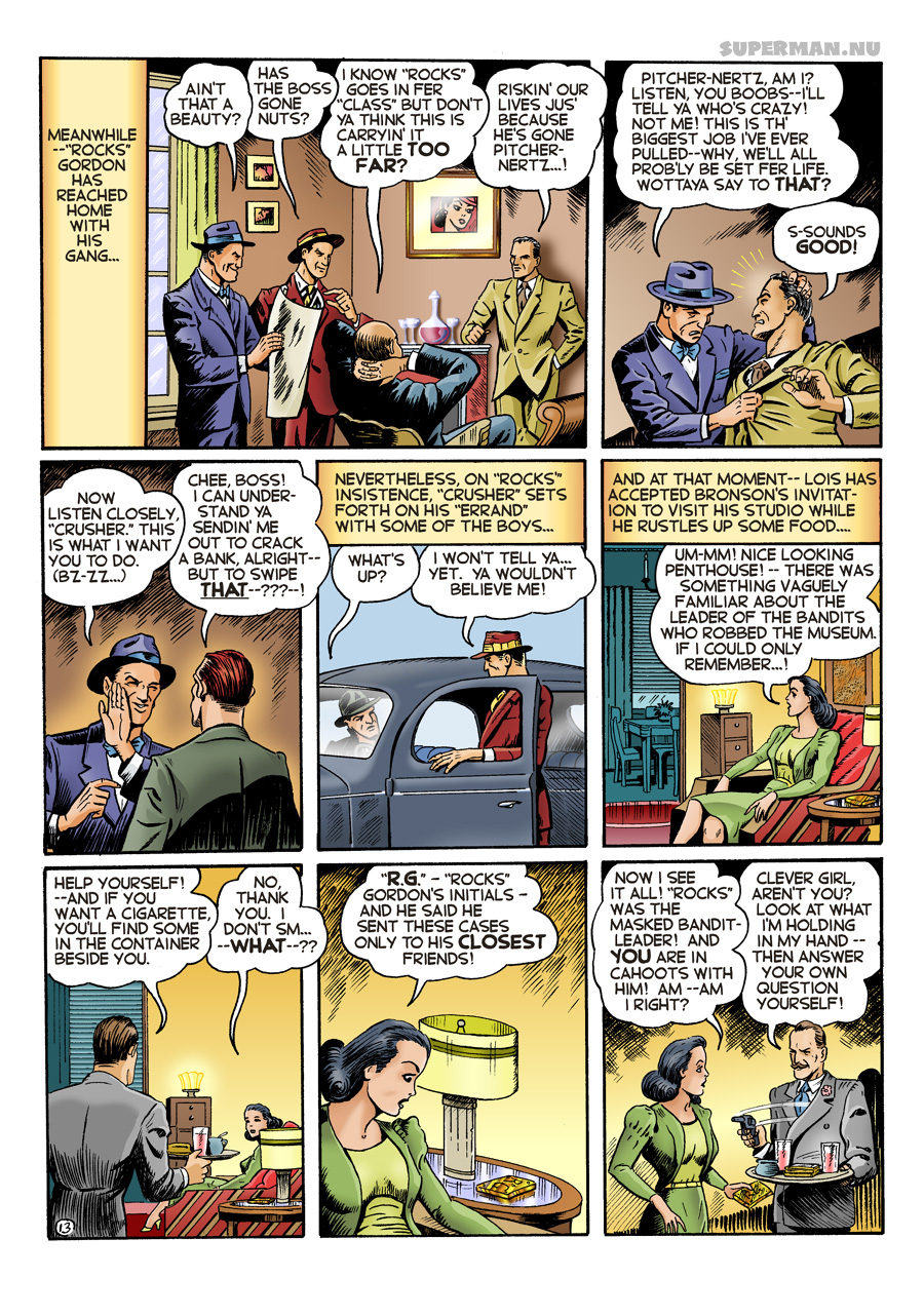 Superman Through the Ages! Comic Book Issue #0: Secret of the K-Metal - Page 13: Clever Girl! [Paul Cassidy & Don Komisarow & Shane Foley]