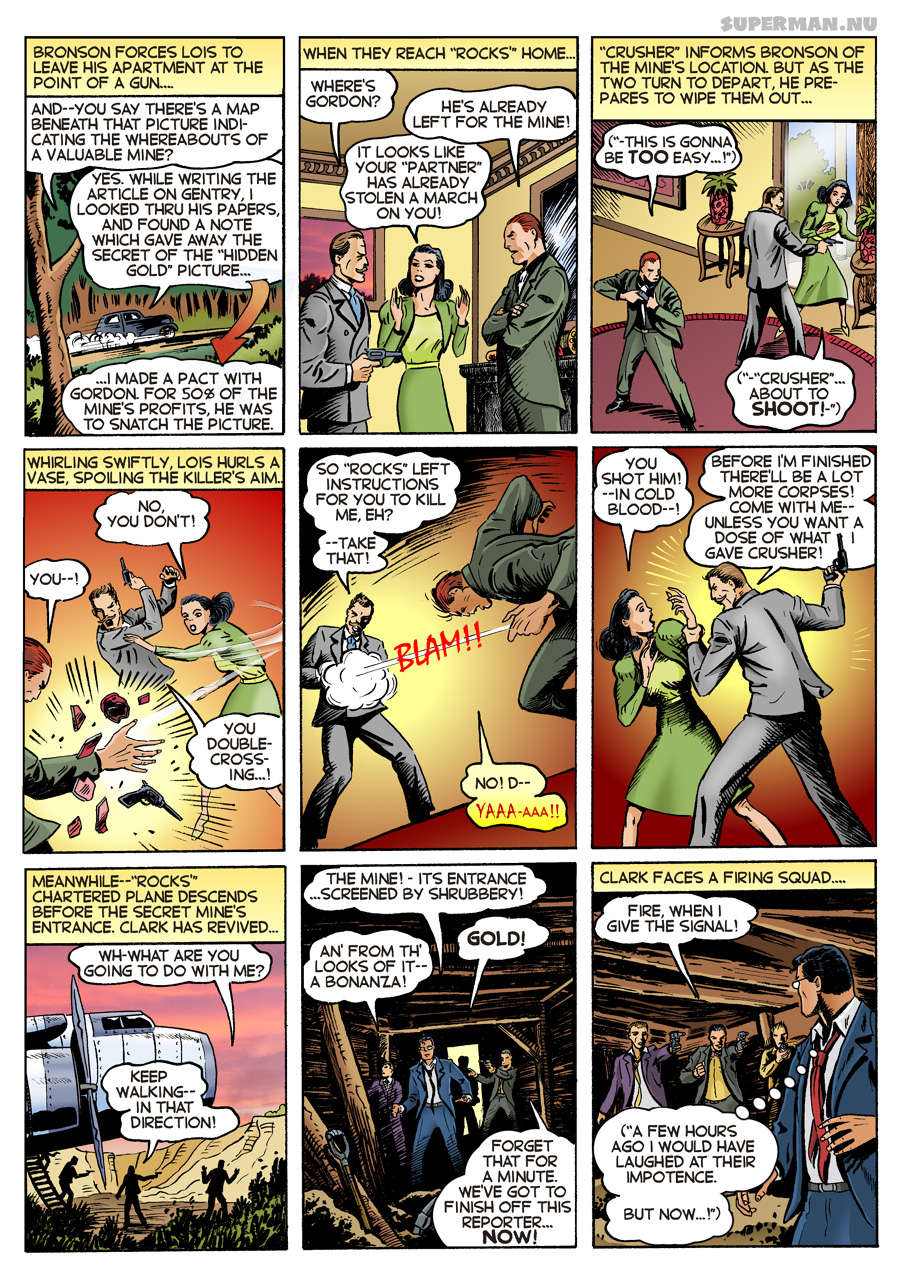 Superman Through the Ages! Comic Book Issue #0: Secret of the K-Metal - Page 18: Firing Squad! [Shane Foley]