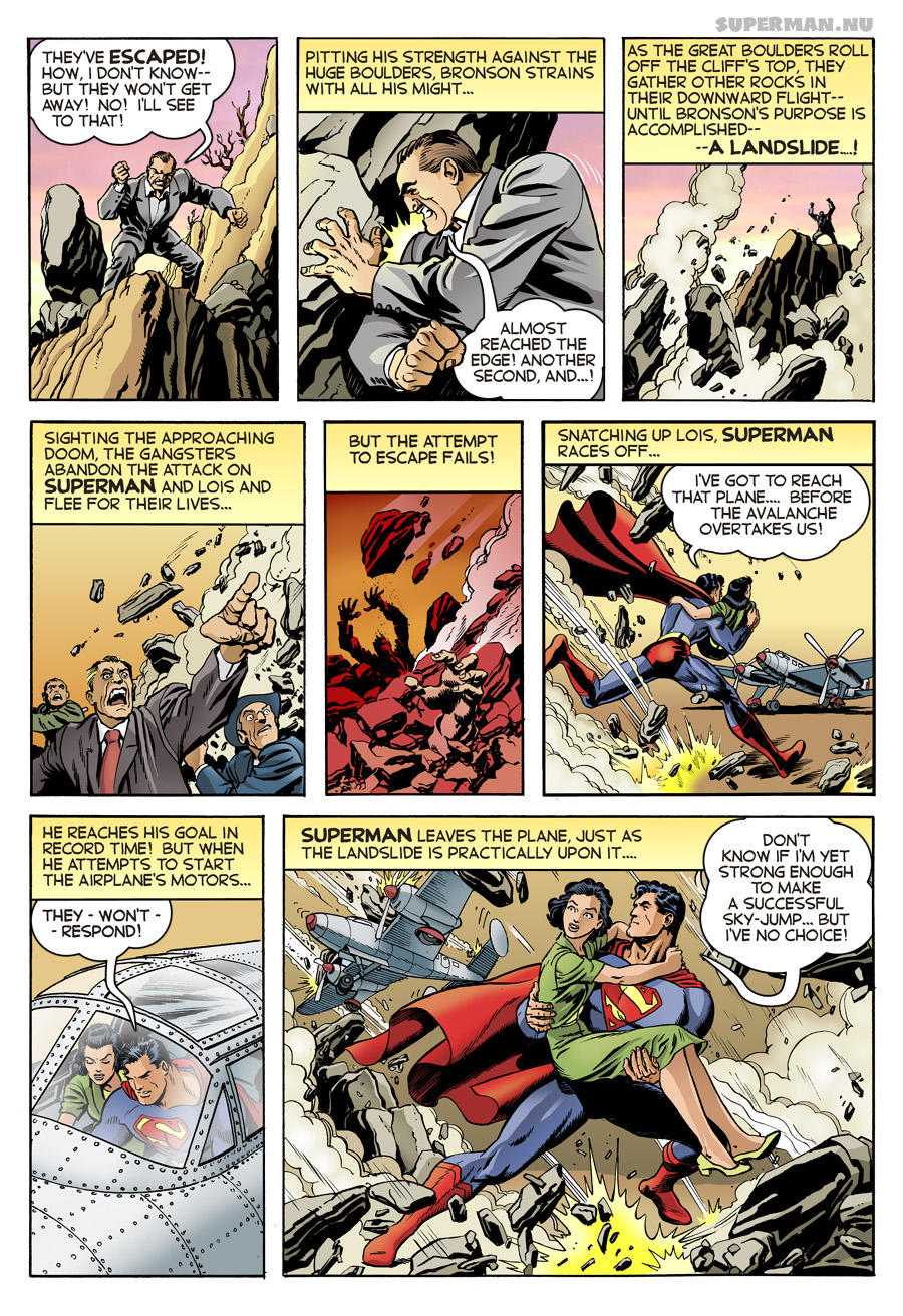 Superman Through the Ages! Comic Book Issue #0: Secret of the K-Metal - Page 22: Landslide! [Jon Bogdanove]