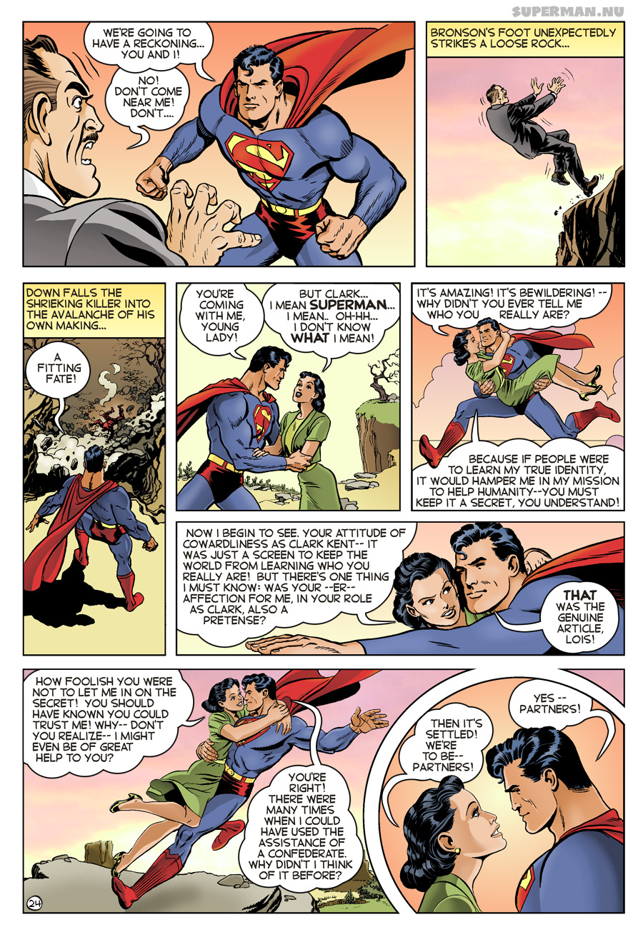 Superman Through the Ages! Comic Book Issue #0: Secret of the K-Metal - Page 24: A Fitting Fate [Jon Bogdanove]