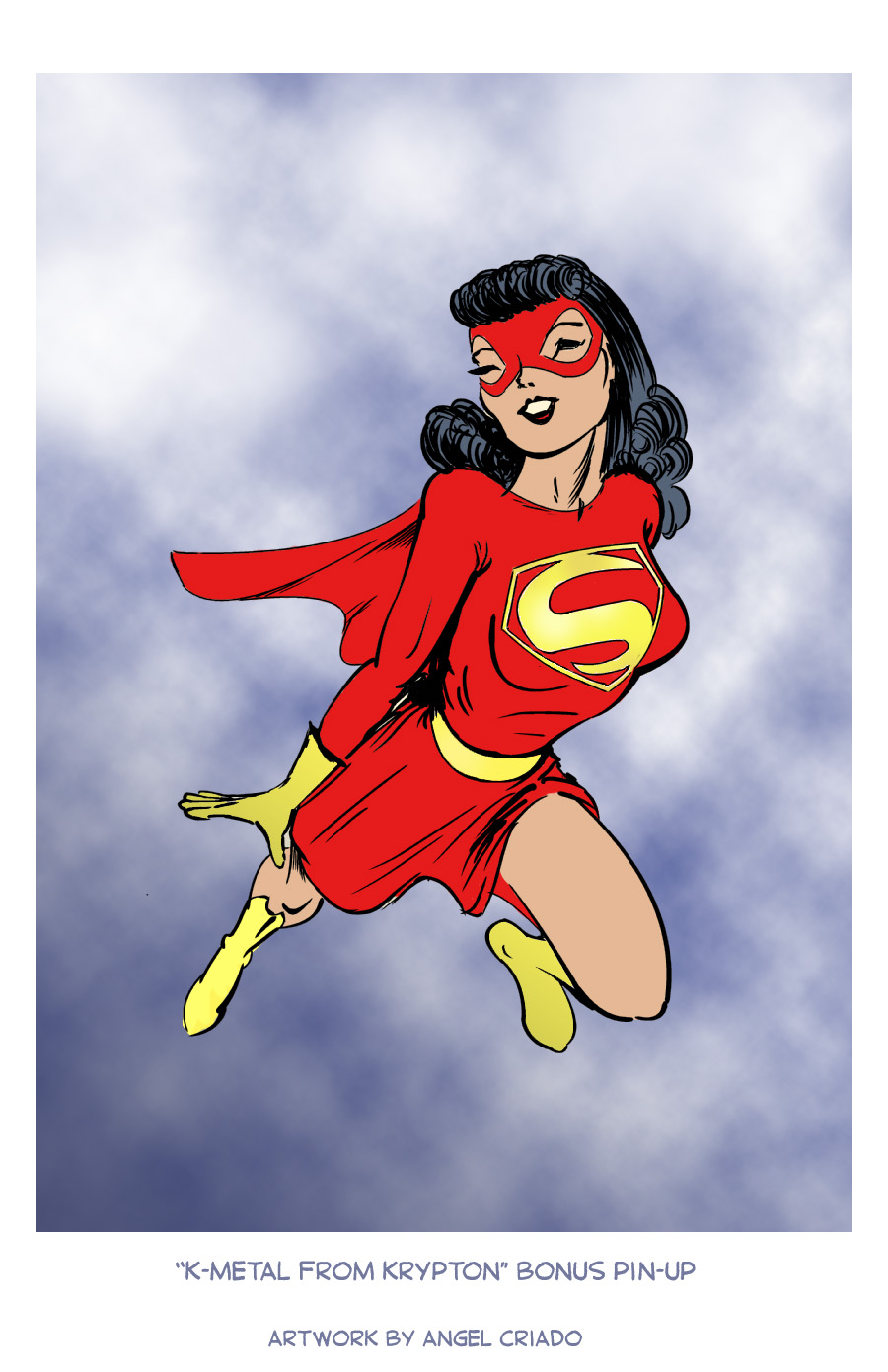 Superman Through the Ages! Comic Book Issue #0: Secret of the K-Metal - Page 28: Bonus Pin-Up #2 [Criado]