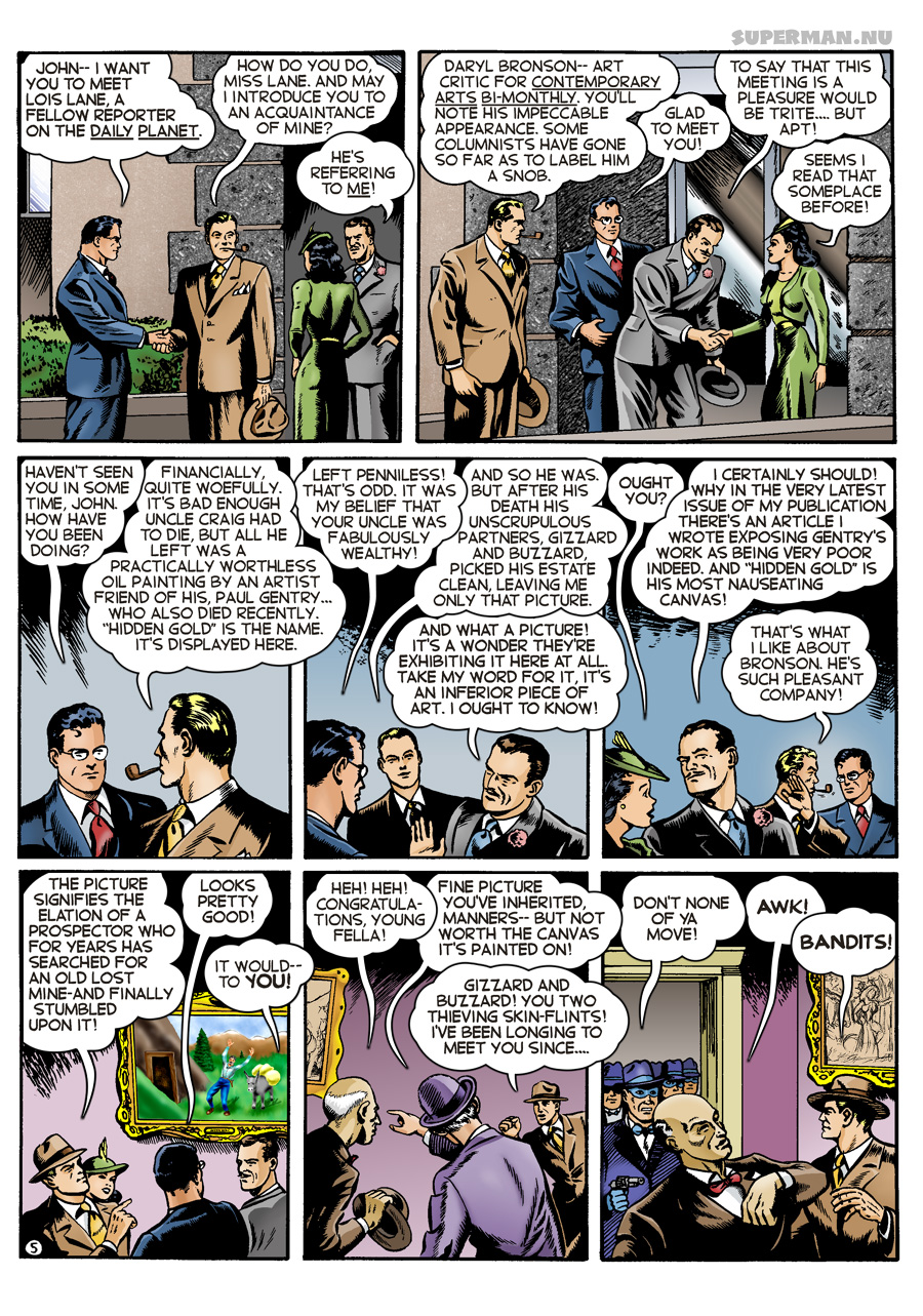 Superman Through the Ages! Comic Book Issue #0: Secret of the K-Metal - Page 5: Hidden Gold! [Paul Cassidy & Bob Rivard]