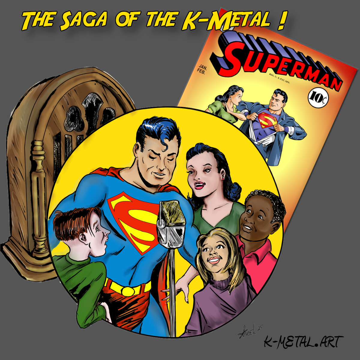 The K-Metal from Krypton Comic Book and Radio Show