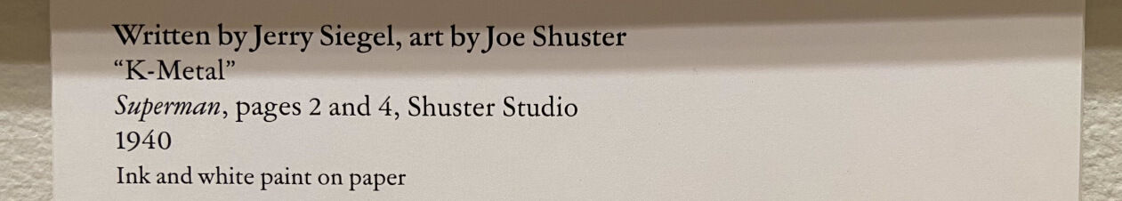 K-Metal Pages 2 and 4 Museum Exhibit