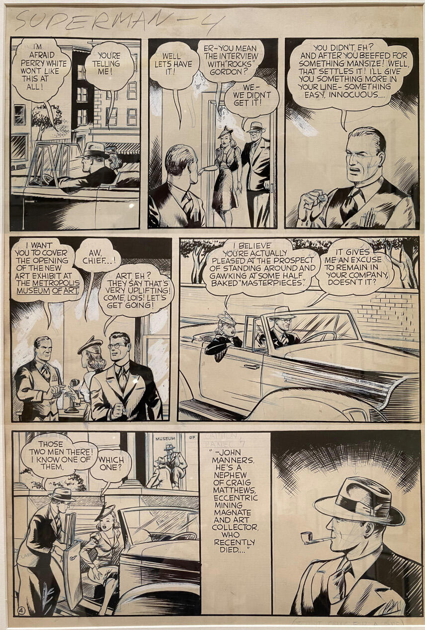 Original Artwork for K-Metal Page 4, constructed by Jon Morris